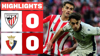 خلاصه بازی بیلبائو 0-0 اوساسونا | هفته 29 لالیگا